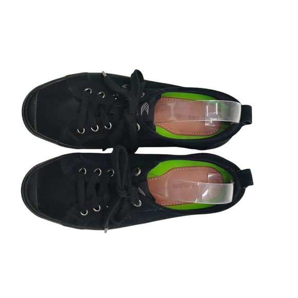 Cariuma The Oca Low All Black Suede Sneakers Womens Size 9 - Picture 3 of 9